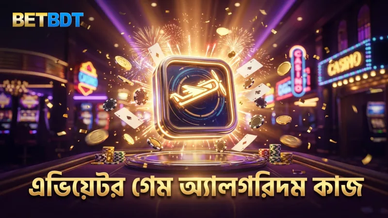 এভিয়েটর গেমের অ্যালগরিদমের মূল কাজের বর্ণনা।