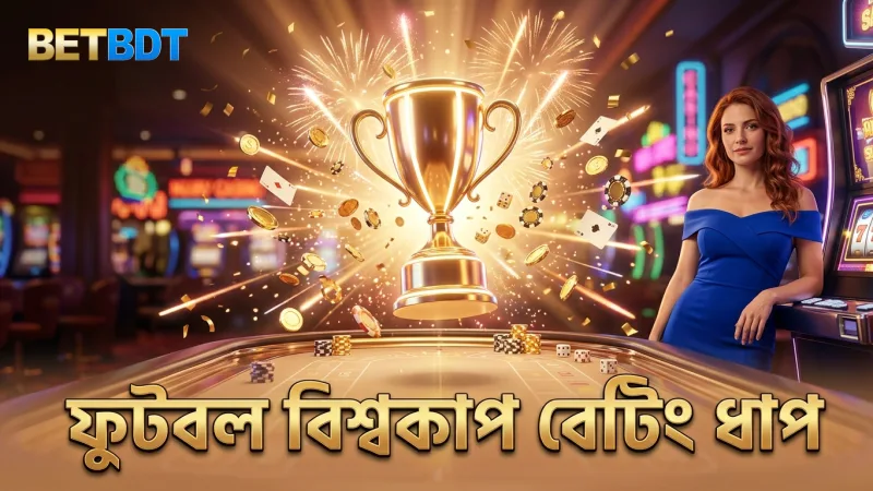 মোবাইল স্ক্রিনে ফুটবল বিশ্বকাপ বাজির প্রতিটি ধাপ অনুসরণ করুন