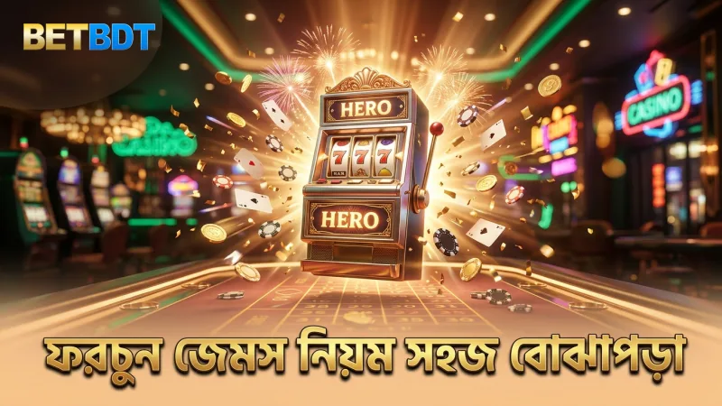 ফরচুন জেমস স্লটের বেসিক নিয়ম ও স্ট্র্যাটেজি ব্যাখ্যা করে।