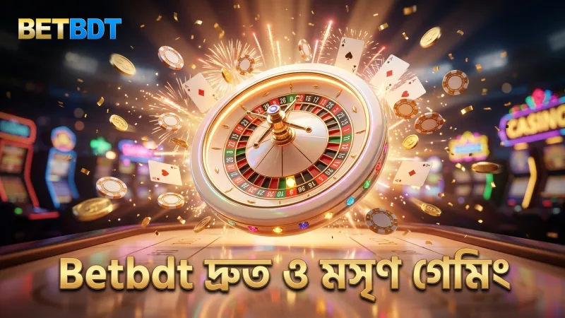 Betbdt ক্যাসিনোতে বিভিন্ন গেম দ্রুত ও মসৃণভাবে খেলা যায়।