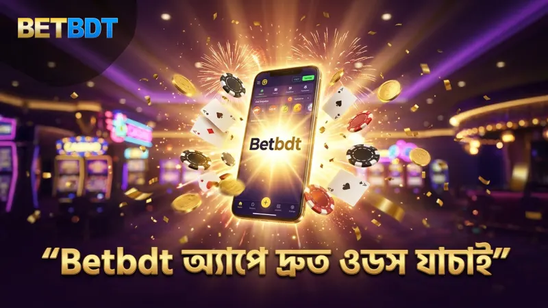 Betbdt অ্যাপে দ্রুত ওডস যাচাই ও বাজি ধরার সুবিধা