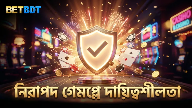 নিরাপত্তা ব্যবস্থা ও দায়িত্বশীল গেমিং মেনে খেলুন